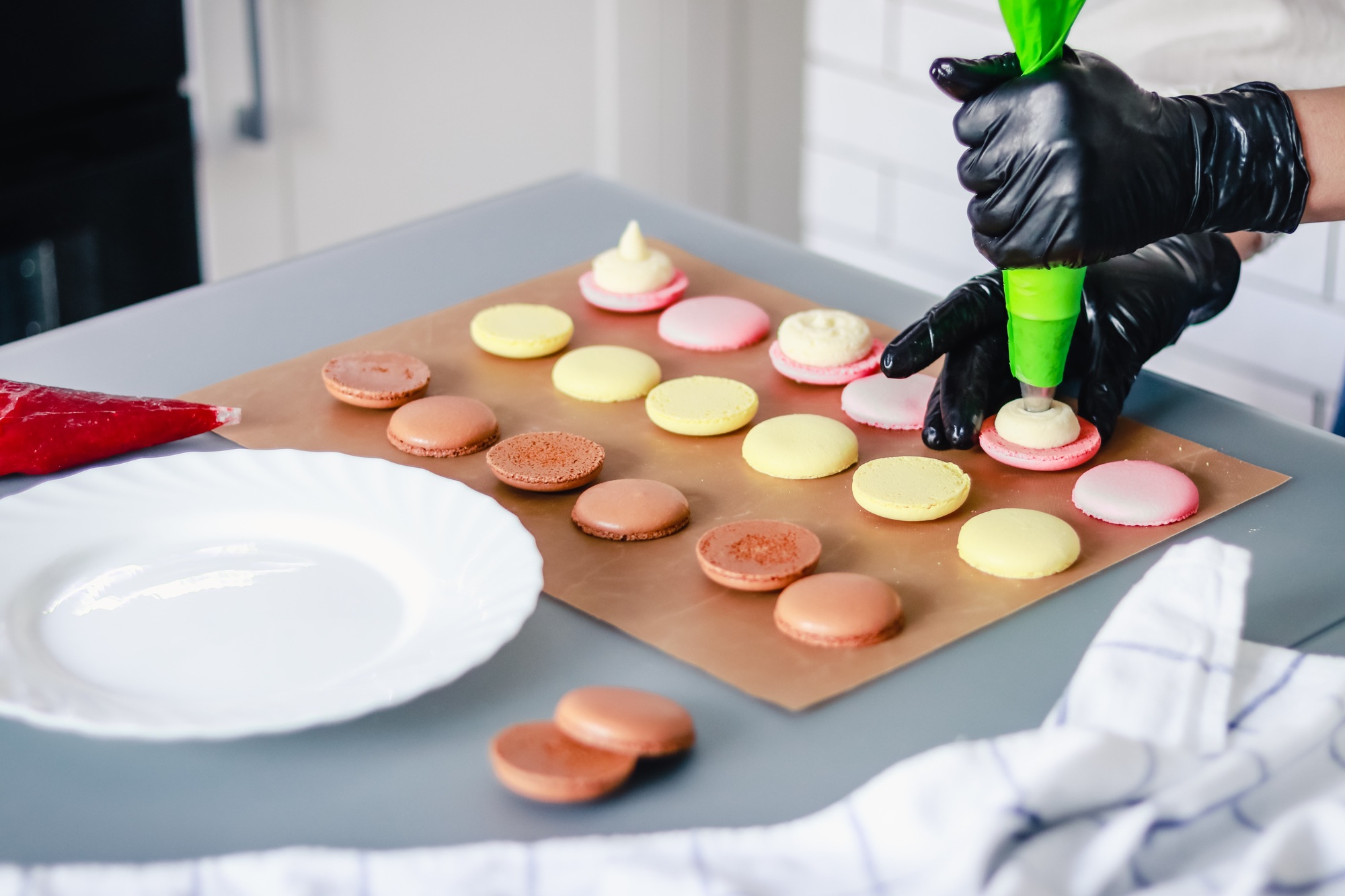 Homemade macaroon cakes for sale