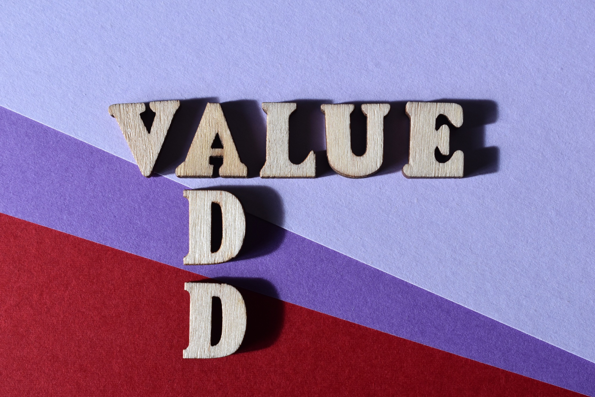 Value Add, words as banner headline