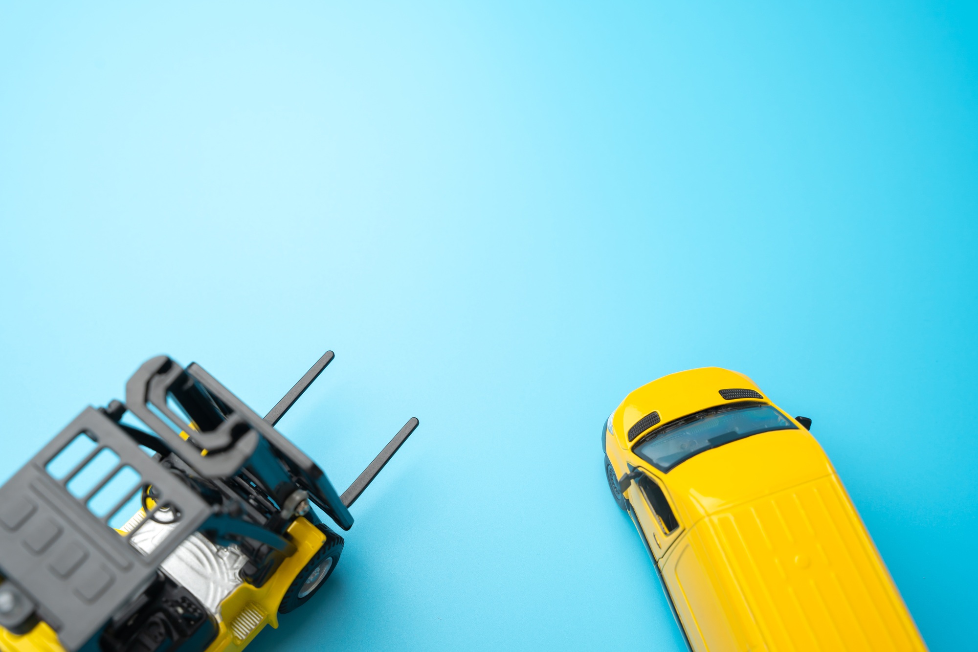 Forklift and delivery vehicle. Inventory accuracy. Supply chain optimization.
