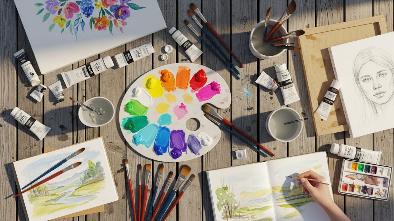 Non-Toxic Acrylic Paints