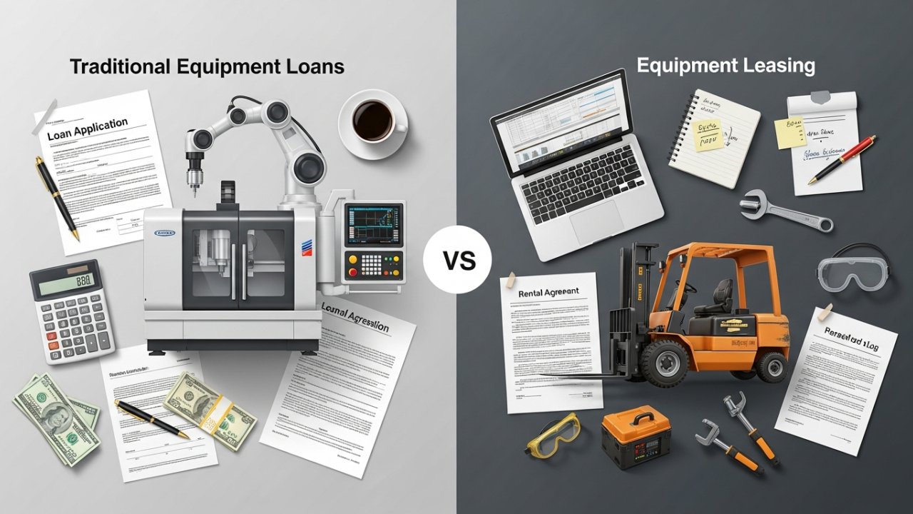 Traditional Equipment Loans vs. Equipment Leasing