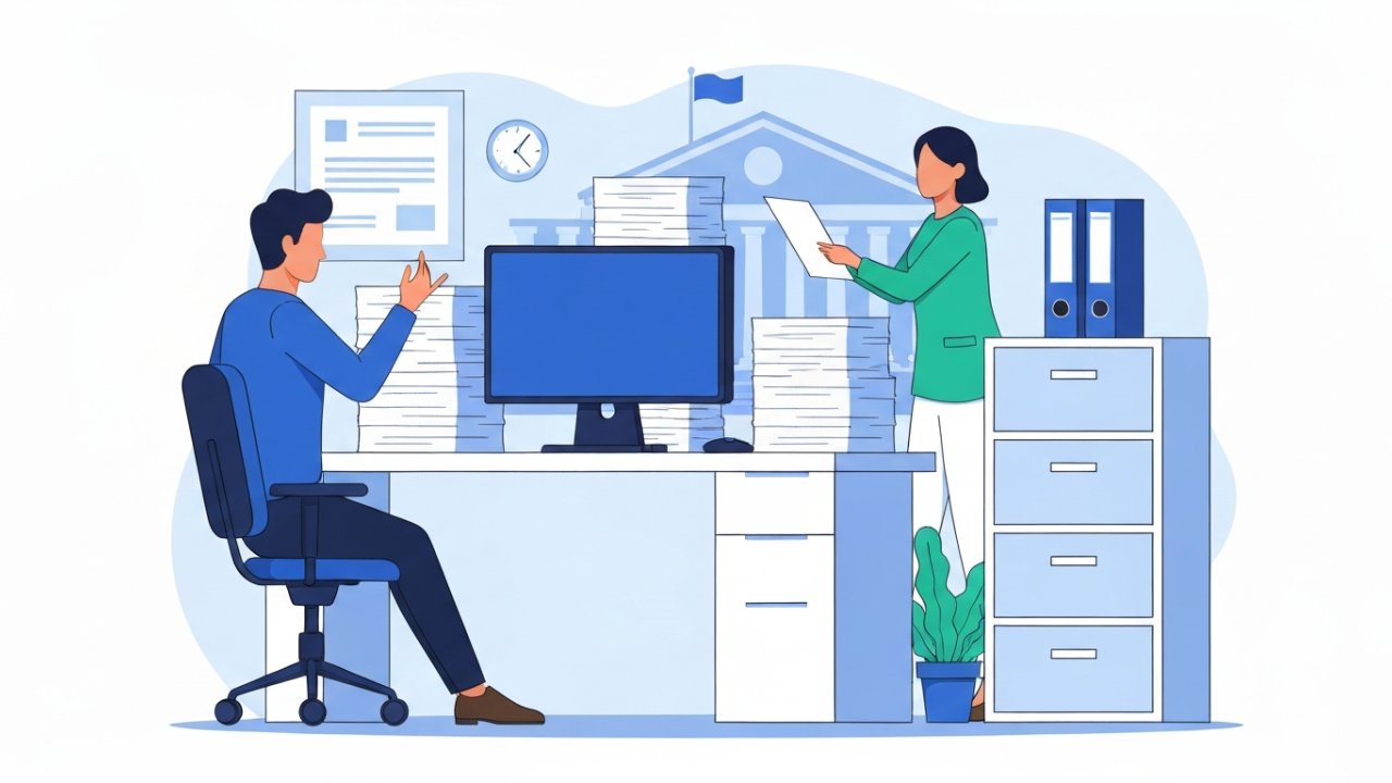 File Documents With the Government Office