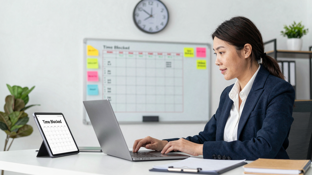 Allocate Specific Times for Tasks: Use Time Blocking