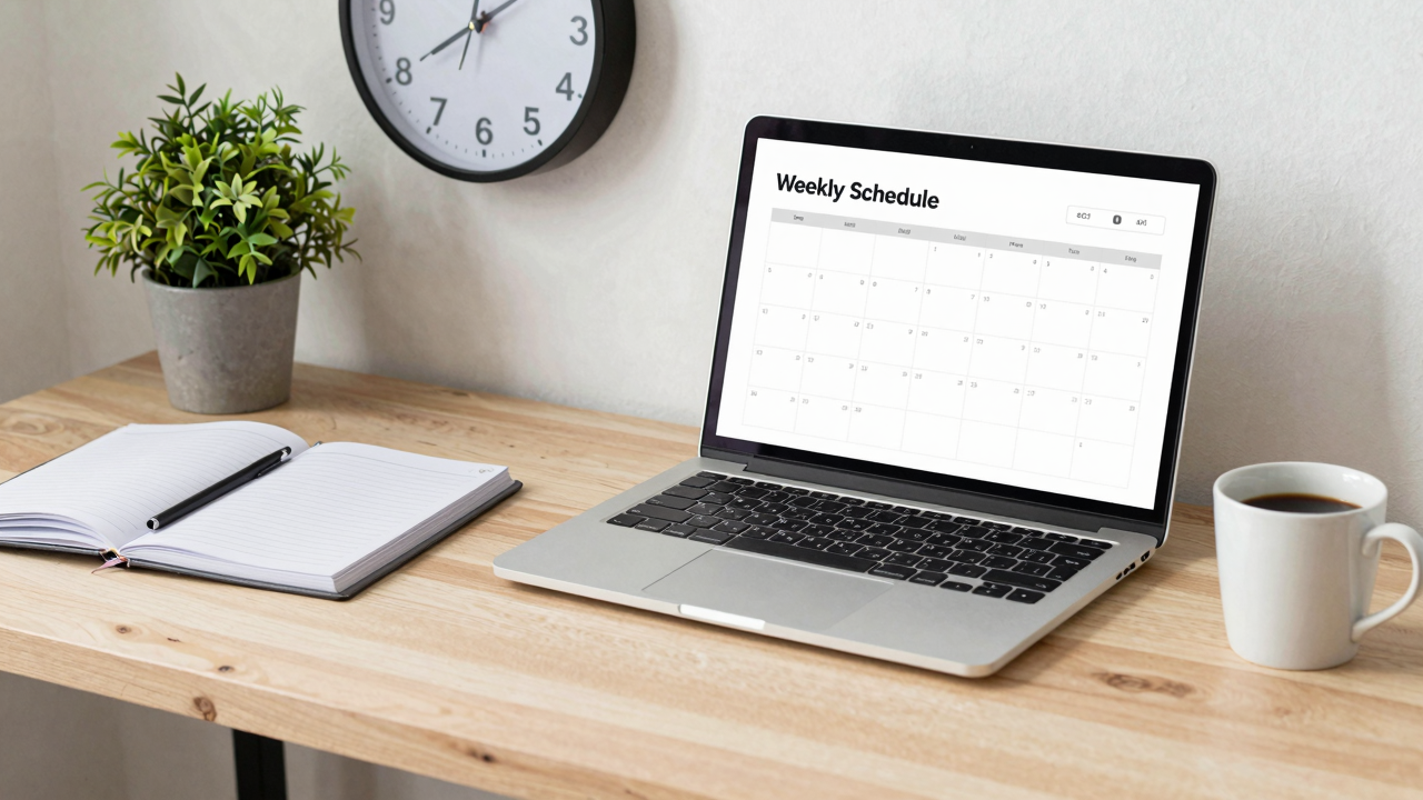 Build a Realistic Schedule That Works for You