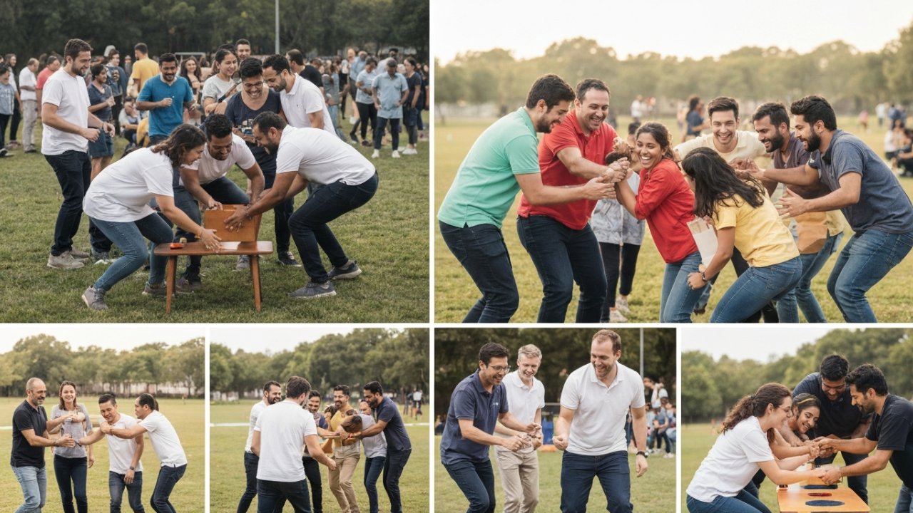 Collaborative Games for Large Groups