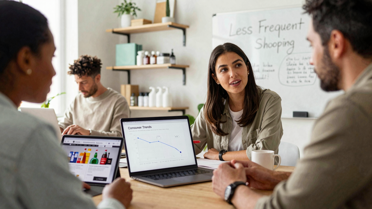 Consumer Behavior Shifts: Less Frequent Online Shopping