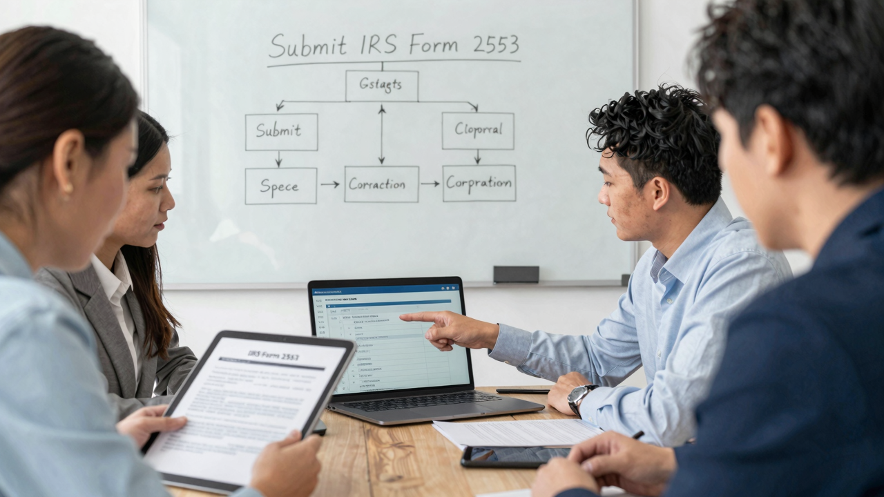 Submit IRS Form 2553